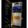 ALESTA LAGOON SHRIMP RIG X0288 5 KÖSTEK 0.35MM NO:6 İĞNE RENK:HONEY
