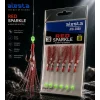 ALESTA RED SPARKLE RIG X0225 6 KÖSTEK HAZIR TAKIM 0.30MM NO:8 İĞNE