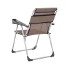 Argeus Bardaklıklı Piknik ve Kamp Sandalyesi 140KG Taşıma Renk: Kahve