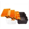 ASR-5038 16 Şeffaf Raflı Balıkçı Takım Çantası