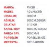 Ryobı Advanced 800 Cm Halkasız Göl Kamışı