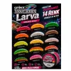 SPIINX LARVA SİLİKON YEM 35MM 14LÜ PEYNİR AROMALI RENK: COFFEE 24