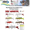 Turna Silikonu 8 Cm Wily Monster 5’Li Paket Renk:6