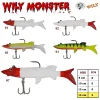 Wily Monster Turna Silikonu 14 Cm 4’Lü Paket Renk:7