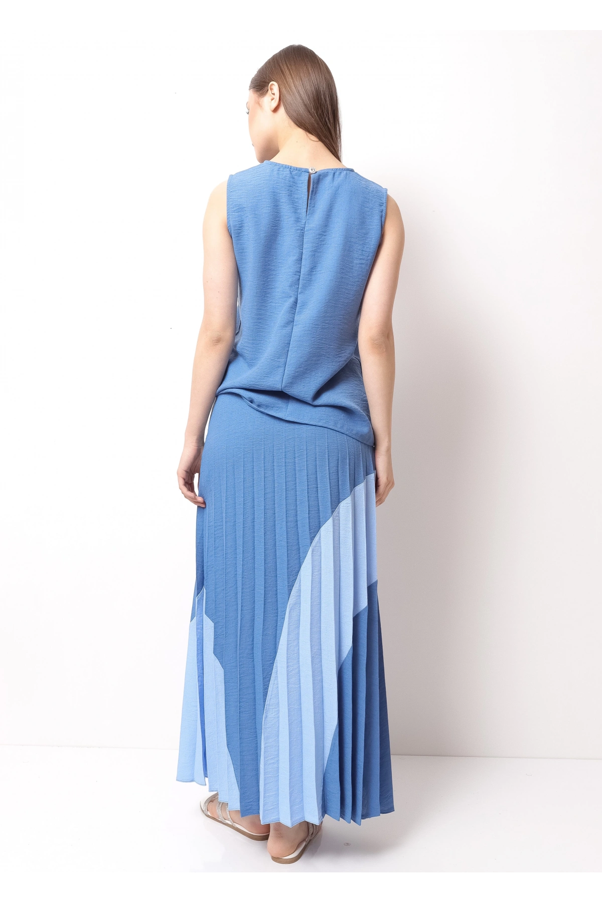 Mavi Kadın Etek Takım