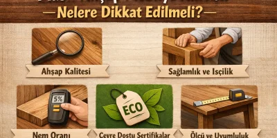 Masif Ahşap Mobilya Alırken Nelere Dikkat Edilmeli?