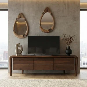 Oslo Serisi Masif TV Ünitesi | Modern & İskandinav