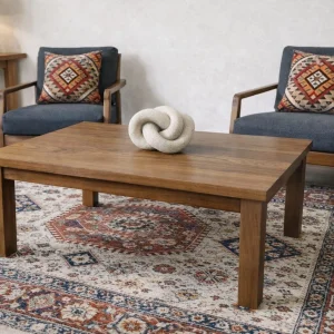 CEVİZ DİKDÖRTGEN KESKİN KENAR ORTA SEHPA