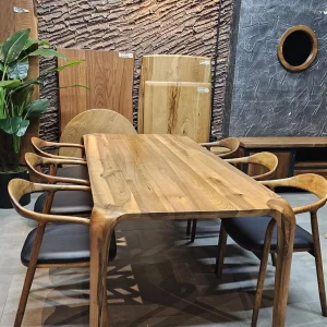 KOBRA CEVİZ MASA TAKIMI (6 ADET SANDALYE)