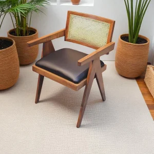 Kare Hazeran Ceviz Sandalye