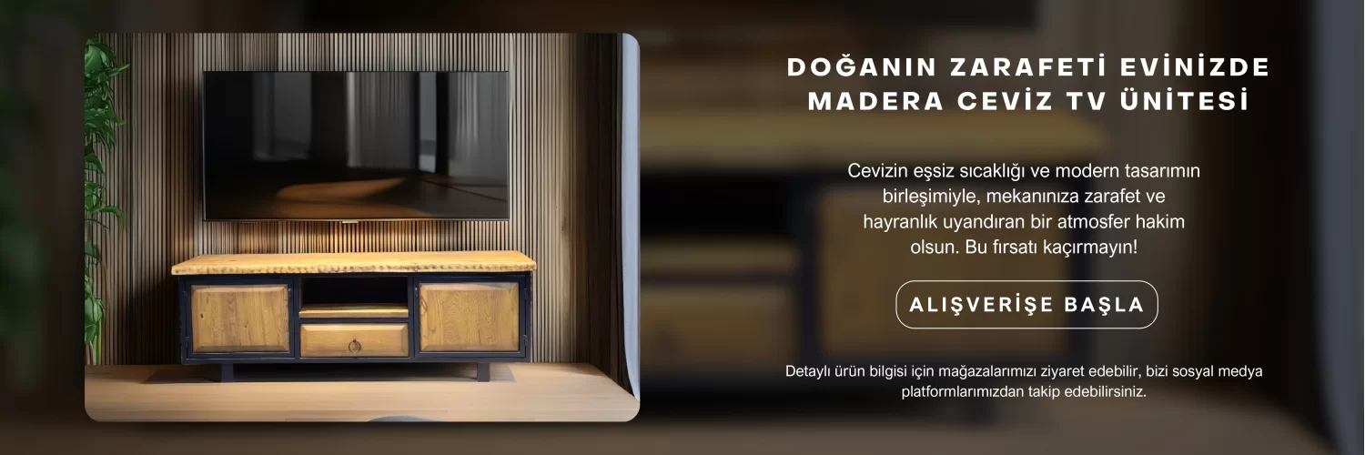 Madera Ceviz TV Ünitesi