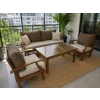 Masif Kestane Bahçe Balkon Takımı