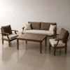 Masif Kestane Bahçe Balkon Takımı