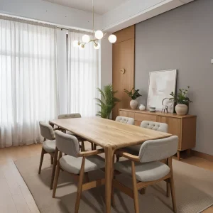 Oslo Kestane Masa Takımı