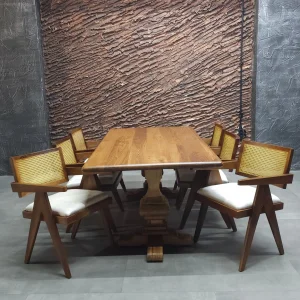 Aura Kestane Masa Takımı