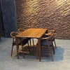 Ceviz Masa ve 4 Adet Oslo Sandalye Takımı