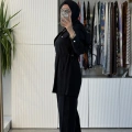 14491 PANTOLONLU TAKIM SİYAH