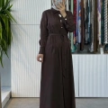 Fuat Gürşen 6104 Elbise Kahve