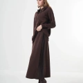 MissWhence 38018 Triko Tunik Kahve