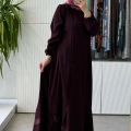 MİSSWHENCE 40813 ELBİSE BORDO