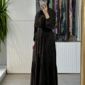 Misswhence  İpek  Elbise 40807 Kahve