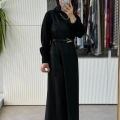 Misswhence Kemerli Elbise 40822 Siyah
