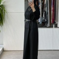Misswhence Kemerli Elbise 40822 Siyah