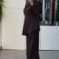 NUSS 1044 PANTOLONLU TAKIM KAHVE