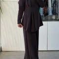 NUSS 1044 PANTOLONLU TAKIM KAHVE