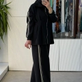 NUSS 1075 PANTOLONLU TAKIM SİYAH
