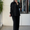 NUSS 1075 PANTOLONLU TAKIM SİYAH