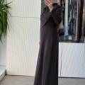 NUSS 2044 ELBİSE KAHVE