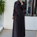 NUSS 2051 ELBİSE KAHVE