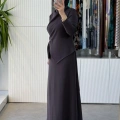 NUSS 2051 ELBİSE KAHVE