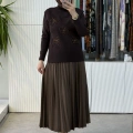 NUSS 27K204 TUNİK KAHVE