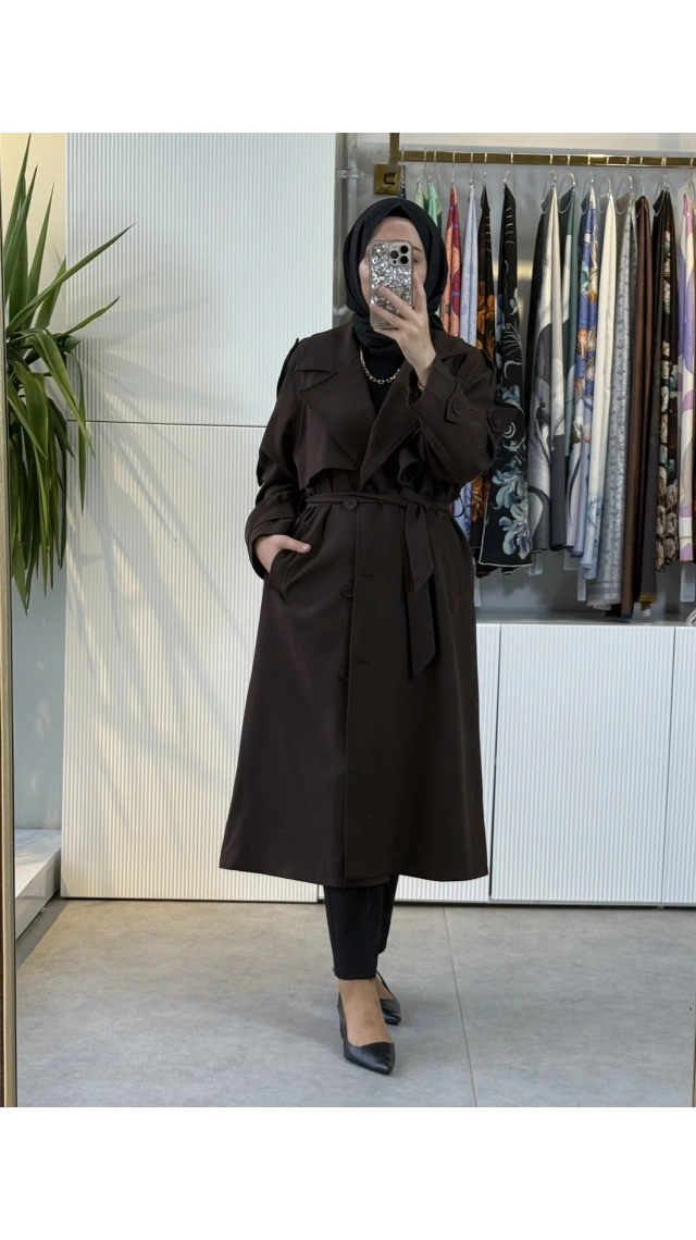 32553 TRENÇKOT KAHVE