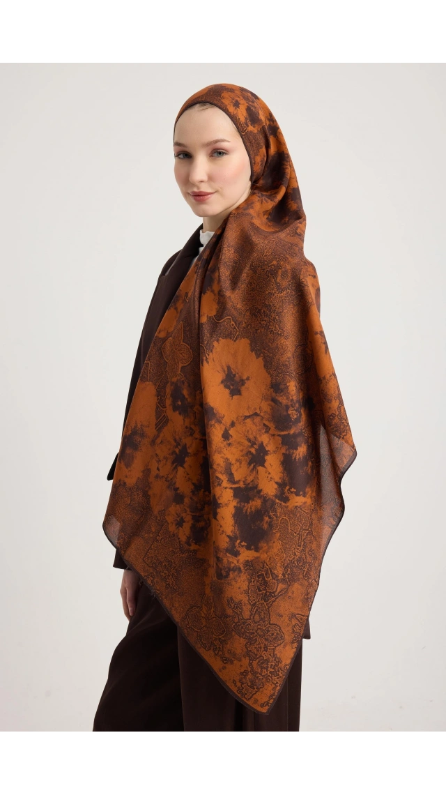 MAİSA GÜLRUH FLOŞ VİSKON ŞAL TABA 70*190 CM