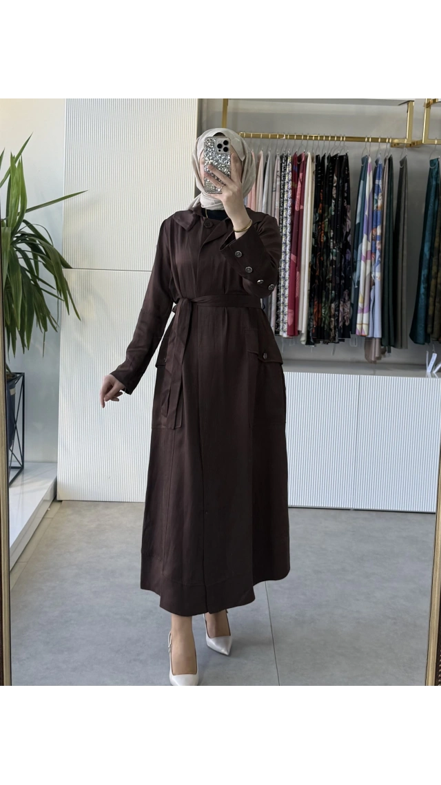 MissWhence 39504 Pardesü Kahverengi