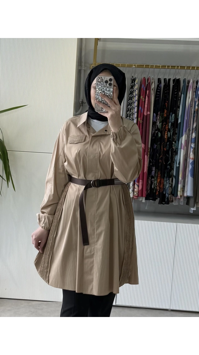 MissWhence 39305 Gömlek Camel