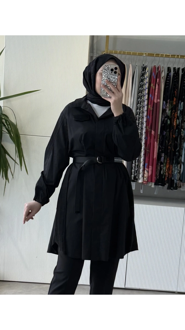 MissWhence 39305 Gömlek Siyah