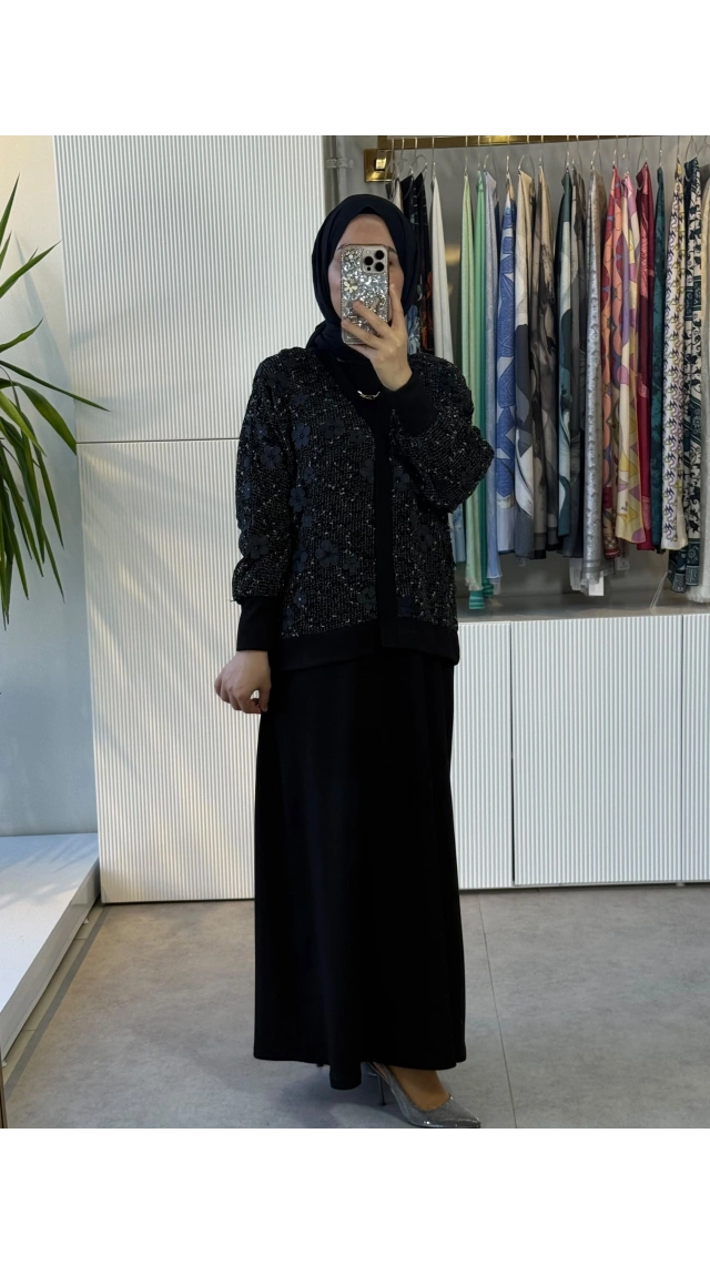 Fuat Gürşen 6112 Elbise Siyah