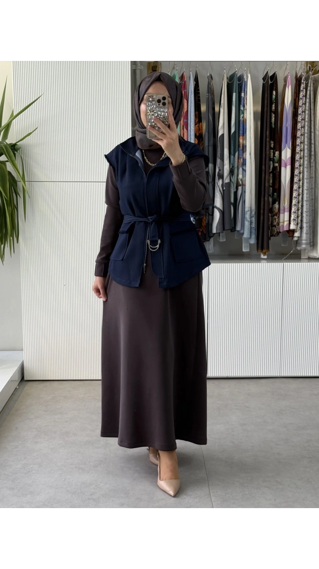 FUAT GÜRŞEN 6219 ELBİSELİ TAKIM KAHVE