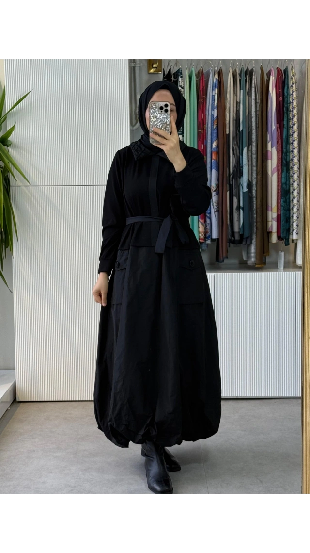 Missehence Elbise 40808 Siyah
