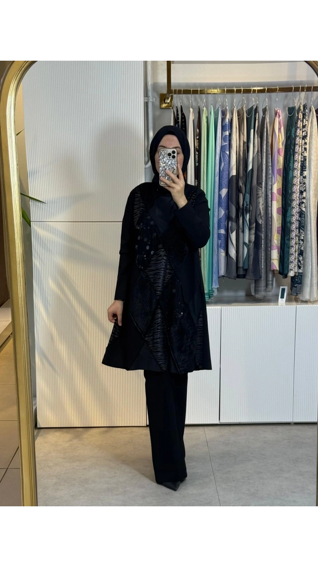 Misswhence Tunik 40009 Siyah