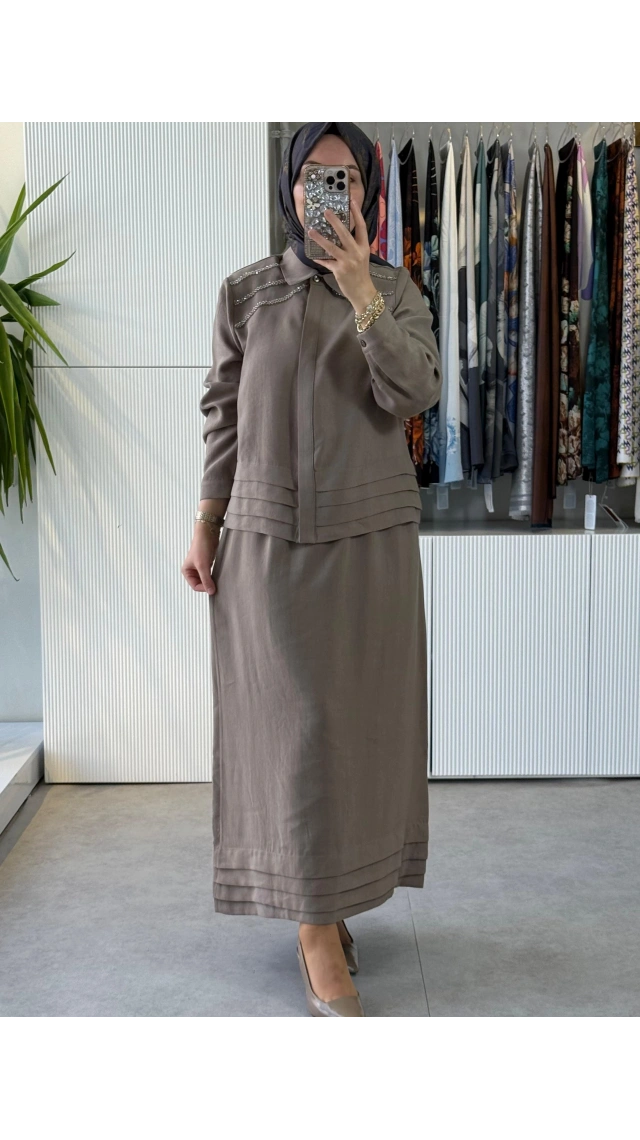 NUSS 1060 ETEKLİ TAKIM VİZON