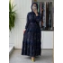 MissWhence 40830 ELBİSE LACİVERT