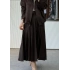 MissWhence 40901 Süet Etek Kahve