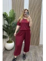 Şalvar Pantolon Takım - BORDO