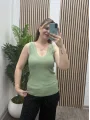Askılı Triko Atlet - HAKİ