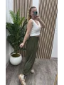 İpli Şalvar Pantalon - HAKİ